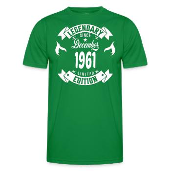 Legendary since december 1961 - Men's Functional T-Shirt - kelly green - Front - AI Model Male 178 dark (178cm)