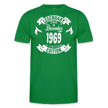 Legendary since december 1969 - Men's Functional T-Shirt - kelly green - Front - AI Model Male 178 dark (178cm)