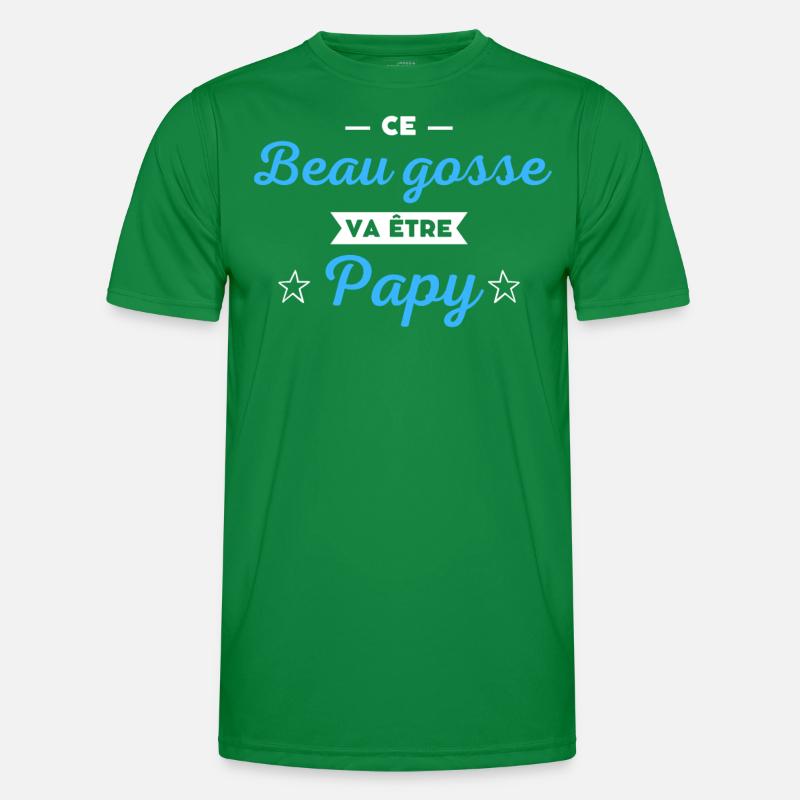 Ce beau gosse va être papy T-shirt sport Homme