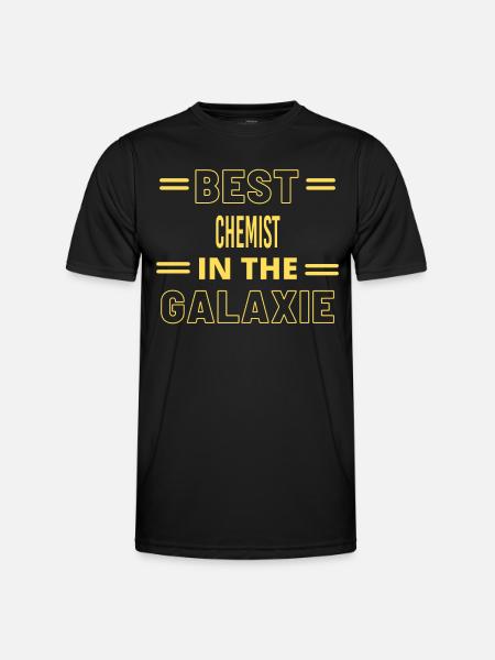 Il migliore di sempre IN THE GALAXIE CHEMIST - Maglietta sportiva per uomo - nero