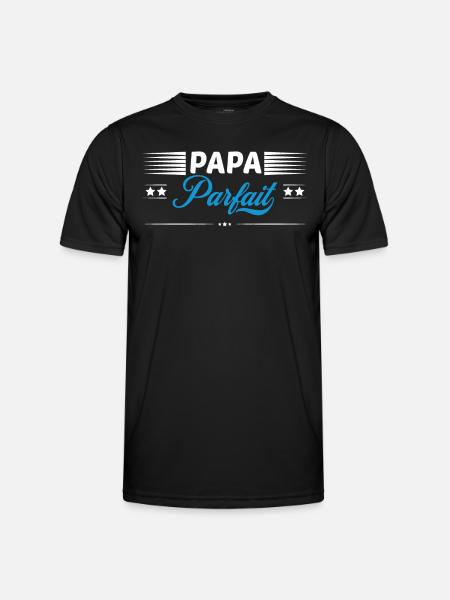 Papa parfait - T-shirt sport Homme - noir