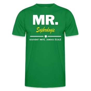 MR. souvent imité, jamais égalé Sophrologie - T-shirt sport Homme - vert - Devant - AI Model Male 178 dark (178cm)