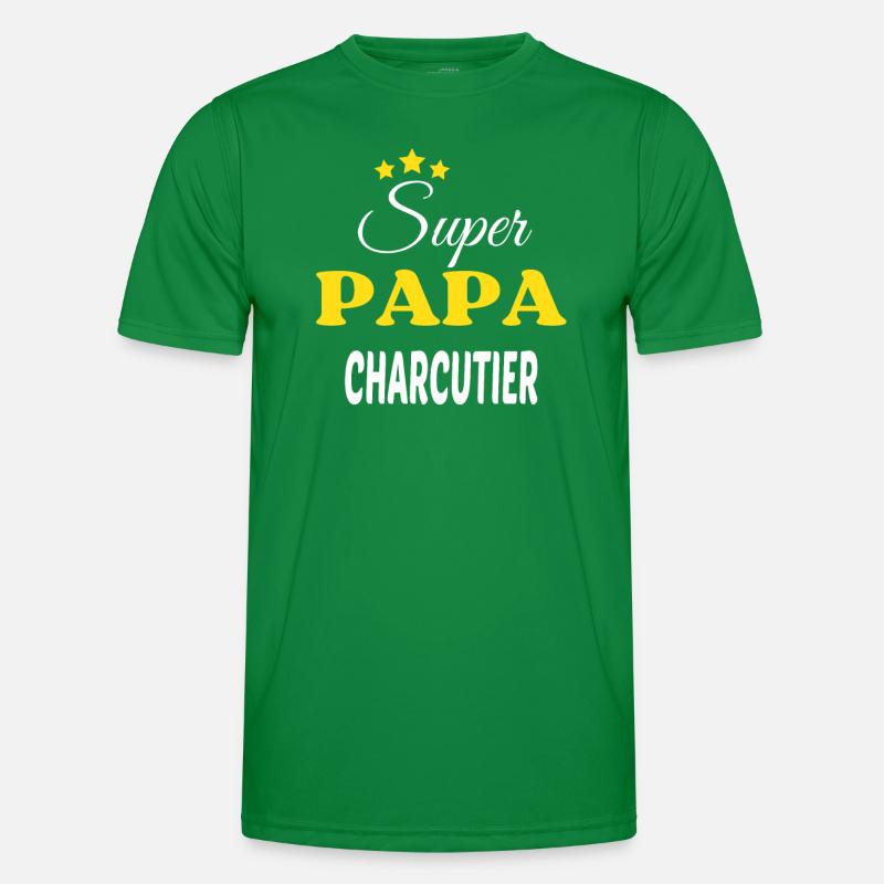 Super Papa CHARCUTIER ANNIVERSAIRE T-shirt sport Homme