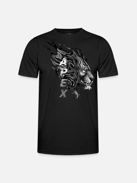 Apex lion Majesty - Men's Functional T-Shirt - black