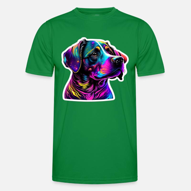 Chien T-shirt sport Homme