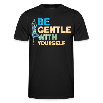 Reiki Symbol Reiki Master Reiki Crystal Gift - Men's Functional T-Shirt - black - Front - AI Model Male 178 dark (178cm)