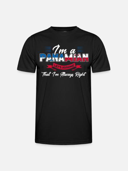 Panamanian Flag Panamanian Roots gift - Men's Functional T-Shirt - black