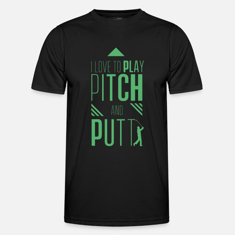 Pitching Pitch and Putt Pitch & Putt Golf Putter Men's Functional T-Shirt