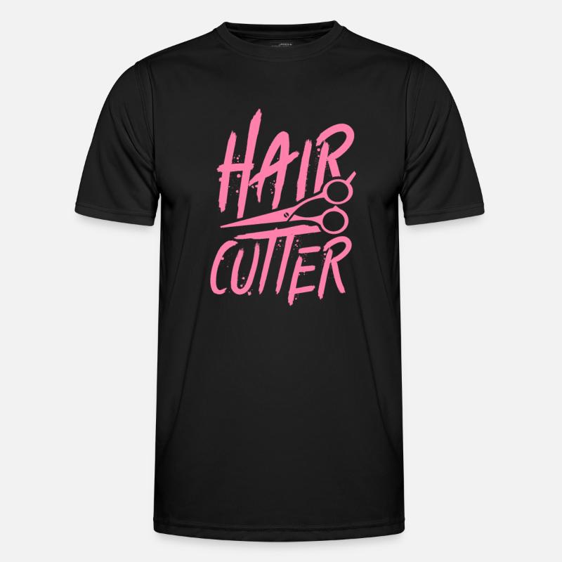 Friseuse Friseuse Friseuse Friseuse - Männer Funktions-T-Shirt - Schwarz