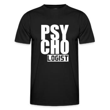 Therapeut Psychologie Psychologen Psychologe Arzt - Männer Funktions-T-Shirt - Schwarz - Vorne - AI Model Male 178 dark (178cm)