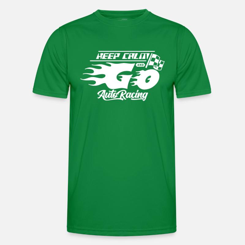 Course automobile course de coureurs T-shirt sport Homme