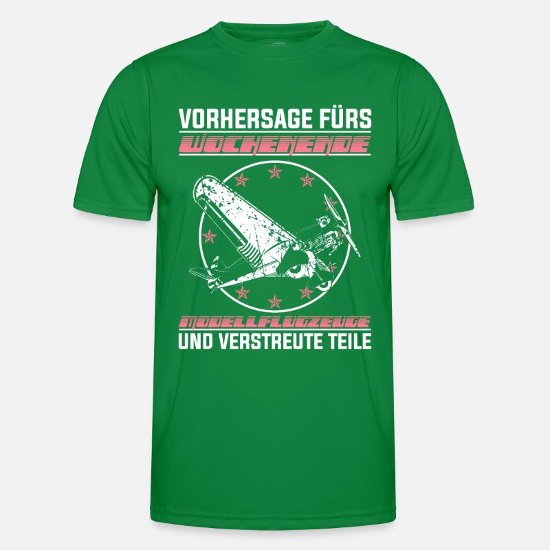 Modellflug Modellflieger Modellbauer Geschenk Männer Funktions-T-Shirt