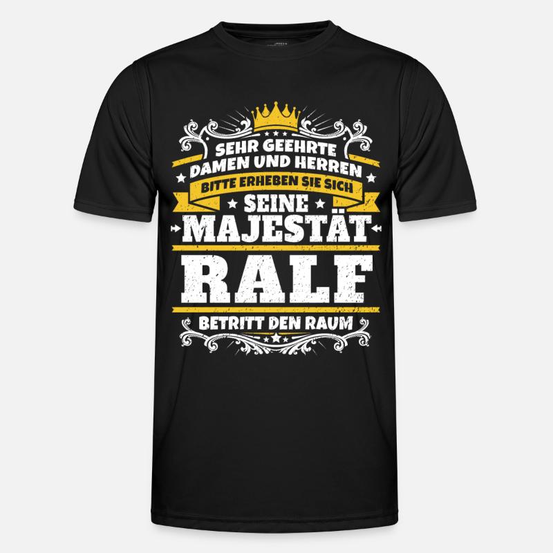 His Majesty Ralf - Men's Functional T-Shirt - black