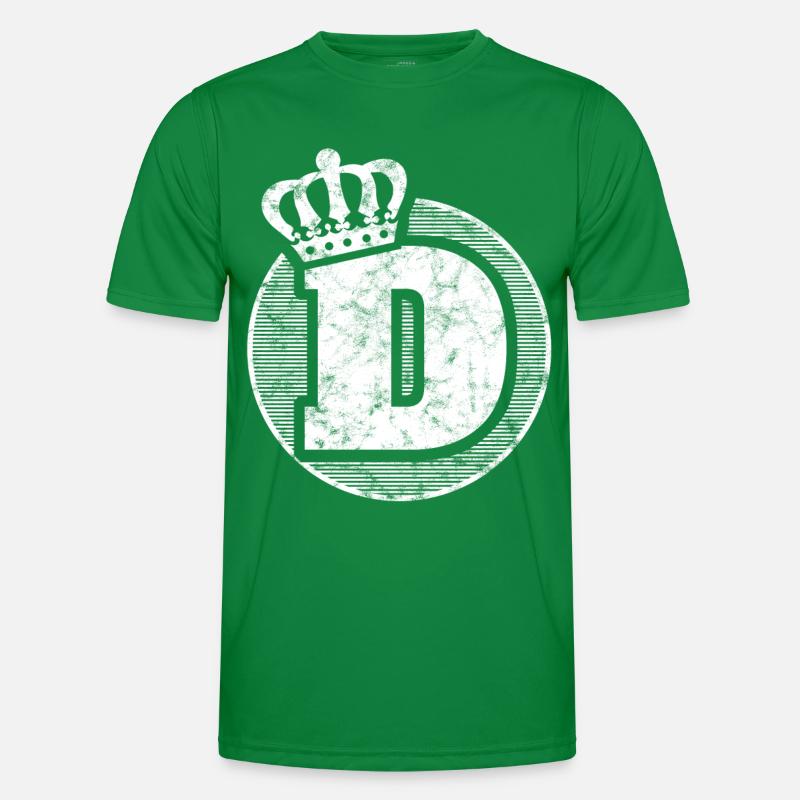 Stylish letter D with crown Men's Functional T-Shirt