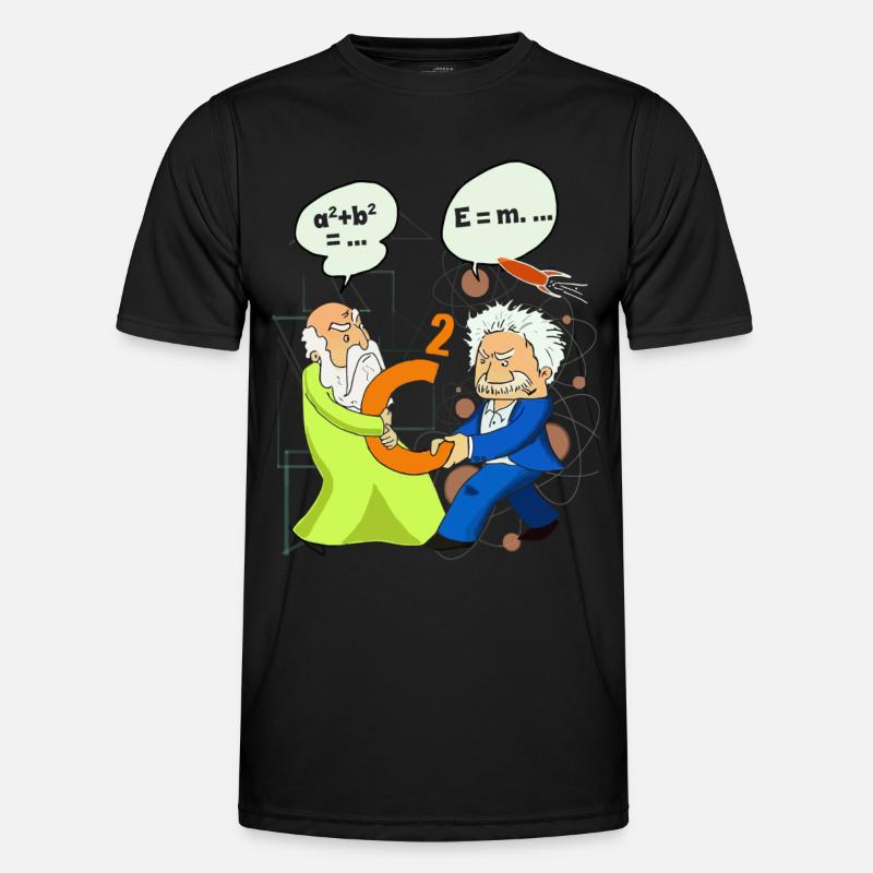 Math and Science shirt - Men's Functional T-Shirt - black