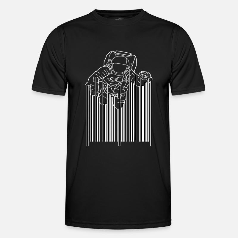 Astrocode Astronaut Space - T-shirt sport Homme - noir