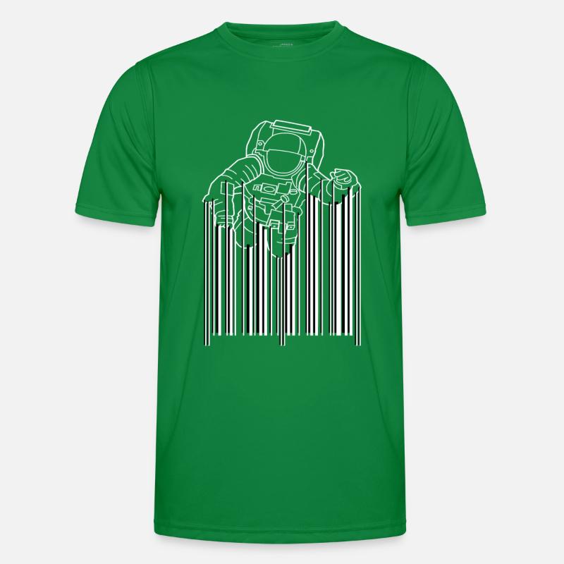 Astrocode Astronaut Weltall Männer Funktions-T-Shirt