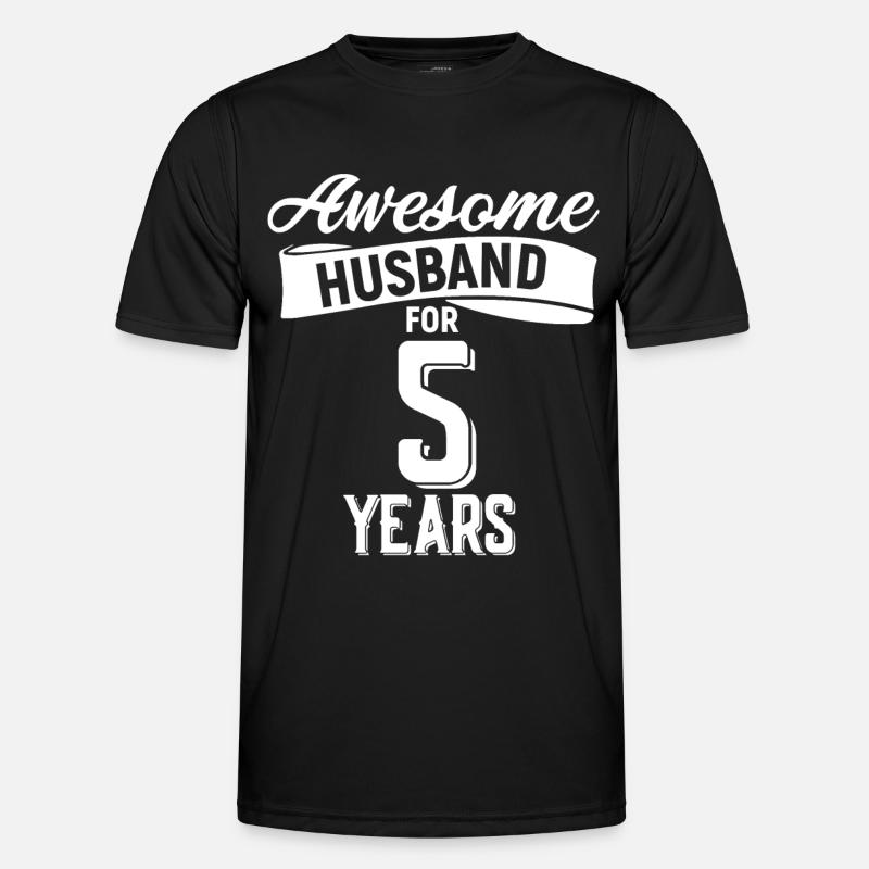 Bester Ehemann - Männer Funktions-T-Shirt - Schwarz