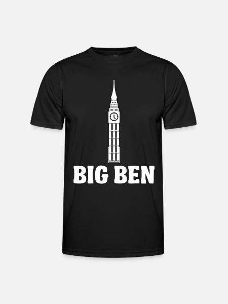 Big Ben place cadeau cool - T-shirt sport Homme - noir