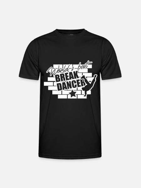 Breakdancing danseur danseur Breakdance Breakdancer - T-shirt sport Homme - noir