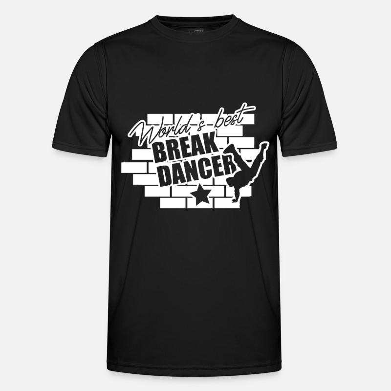 Breakdancing danseur danseur Breakdance Breakdancer - T-shirt sport Homme - noir