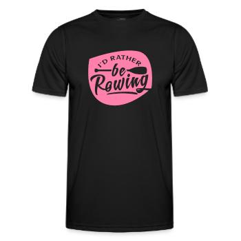 Rameur aviron aviron aviron aviron - T-shirt sport Homme - noir - Devant - AI Model Male 178 dark (178cm)