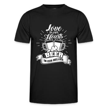 St Patricks Day - T-shirt sport Homme - noir - Devant - AI Model Male 178 dark (178cm)