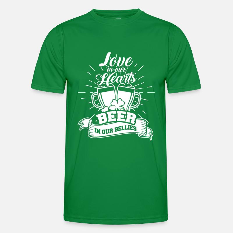 St Patricks Day Männer Funktions-T-Shirt
