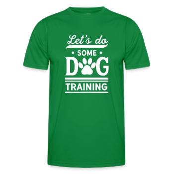 Hundeschule Hundetrainer - Männer Funktions-T-Shirt - Kelly Green - Vorne - AI Model Male 178 dark (178cm)