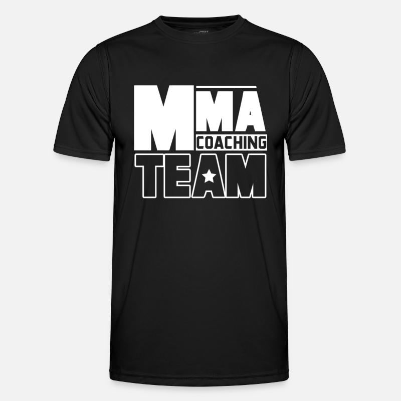 Martial arts MMA trainer - Men's Functional T-Shirt - black