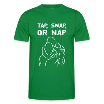 Brazilian Tap Snap Or Nap - Männer Funktions-T-Shirt - Kelly Green - Vorne - AI Model Male 178 dark (178cm)