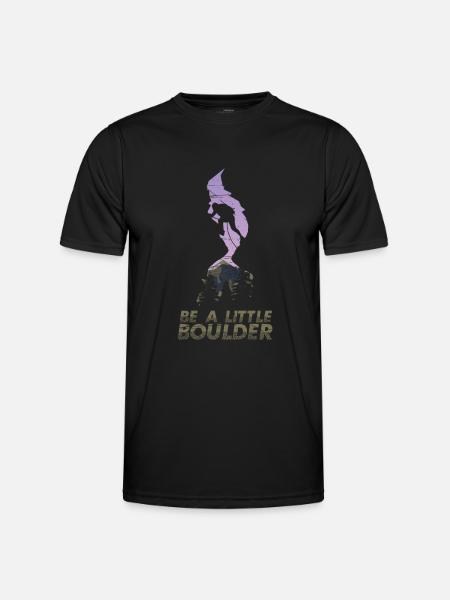 Bouldern Boulderer - Männer Funktions-T-Shirt - Schwarz