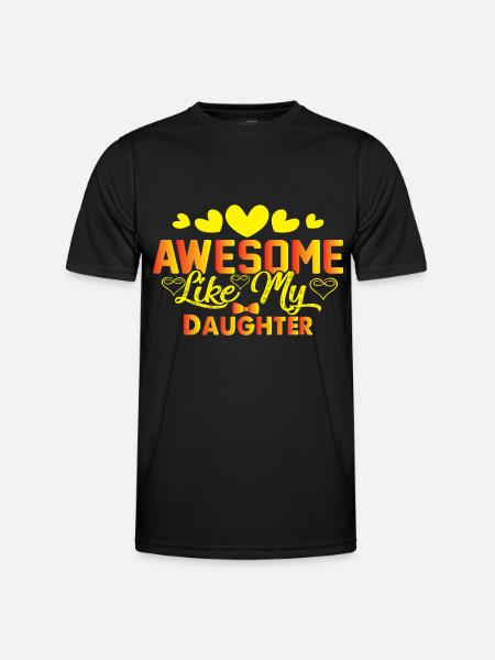 Fars dag - Funktionsshirt til herrer - sort