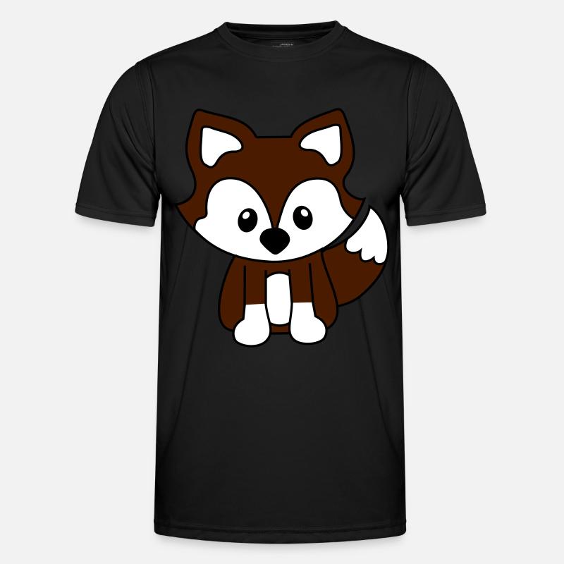Süßer Fuchs Männer Funktions-T-Shirt