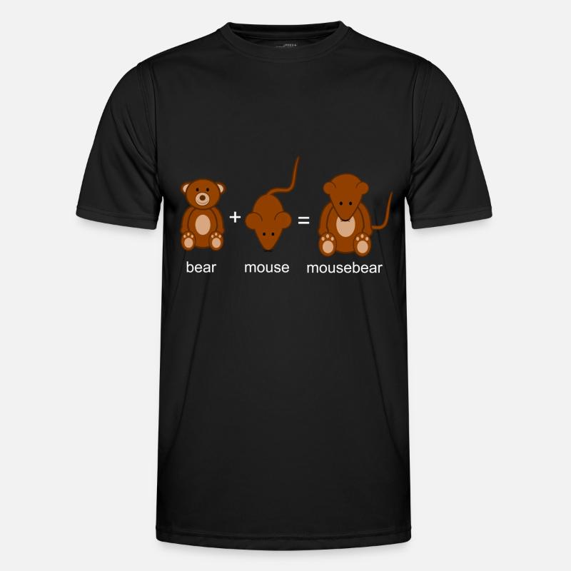 Mausebär Männer Funktions-T-Shirt