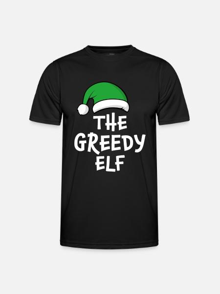 L’elfe cupide - T-shirt sport Homme - noir
