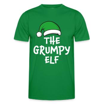 Die mürrische Elfe - Männer Funktions-T-Shirt - Kelly Green - Vorne - AI Model Male 178 dark (178cm)