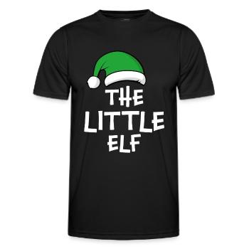 The Little Elf - Men's Functional T-Shirt - black - Front - AI Model Male 178 dark (178cm)