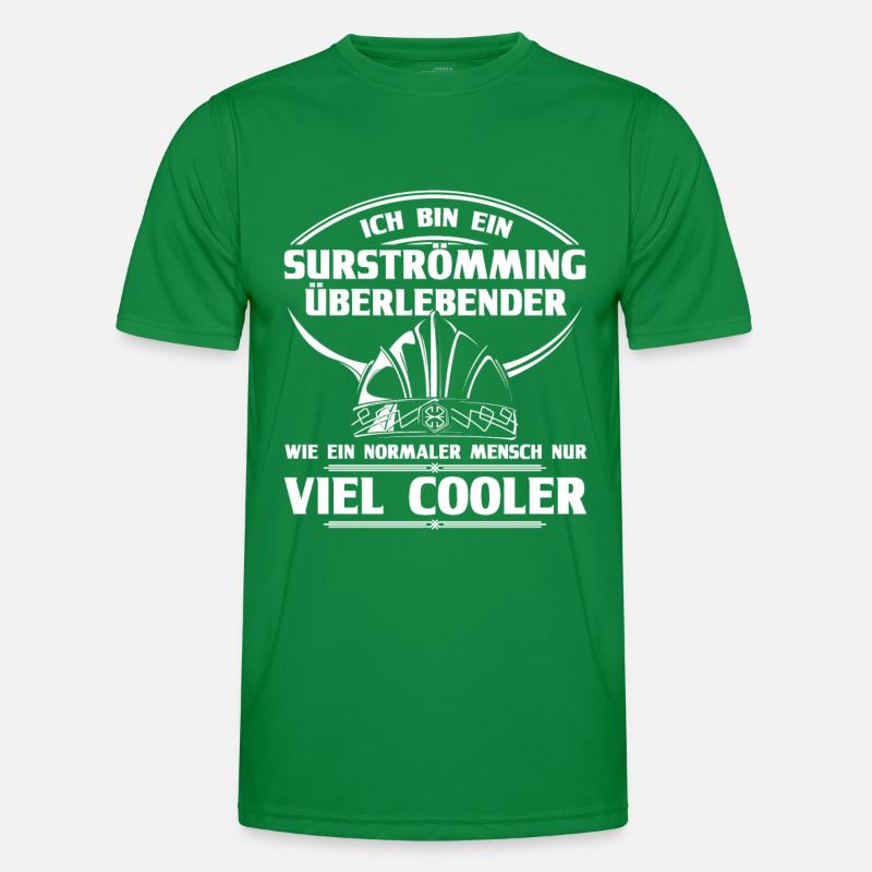 Surströmming Challenge Stinke Hering Surströmming Männer Funktions-T-Shirt