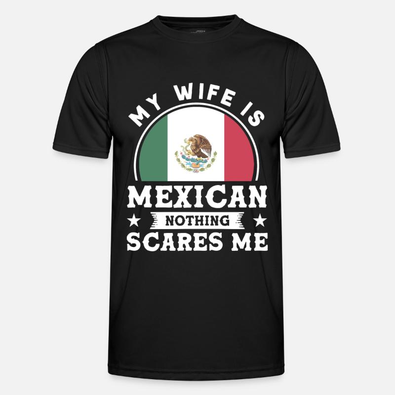 Mexican Flag Mexican Proud Mexican - Men's Functional T-Shirt - black