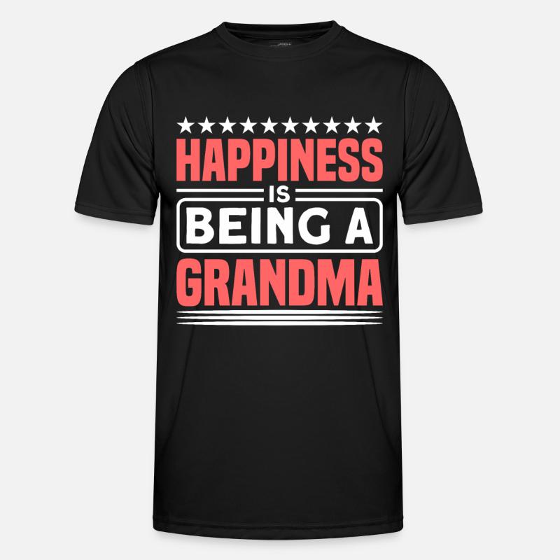 Großmama Großmutter Oma Geschenk - Männer Funktions-T-Shirt - Schwarz