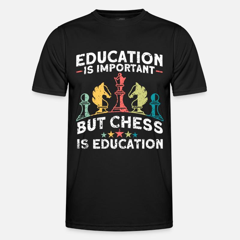 Chess Chess Piece Chess Player - Men's Functional T-Shirt - black