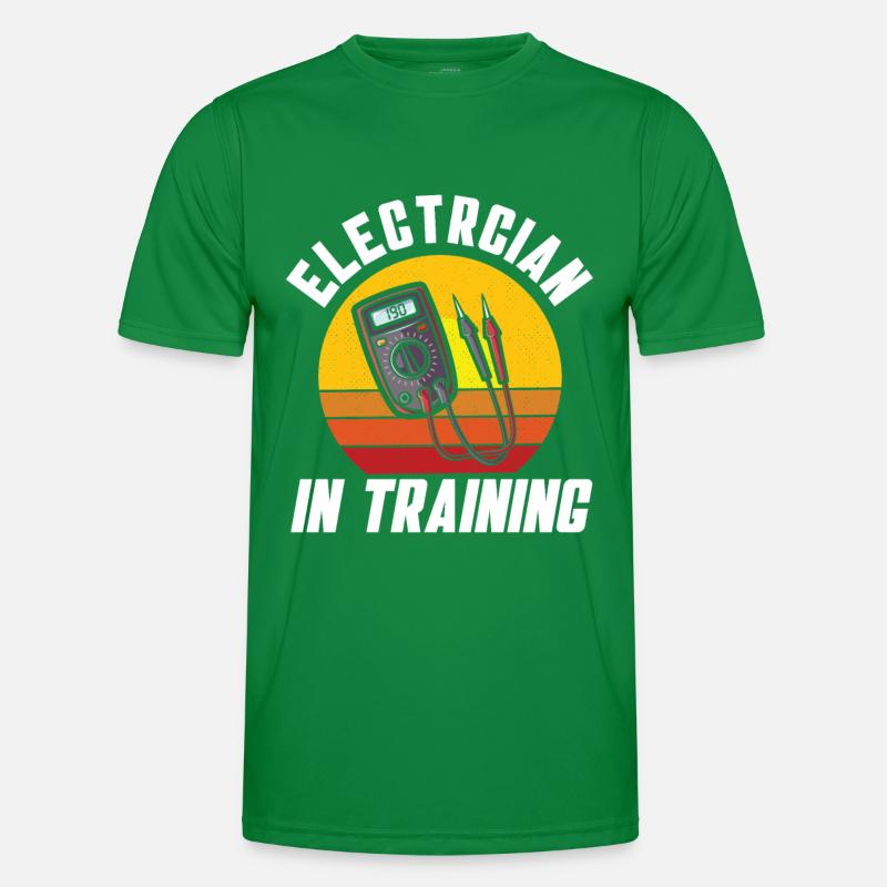 Electrician Electrical Engineer Master Electrician Men's Functional T-Shirt