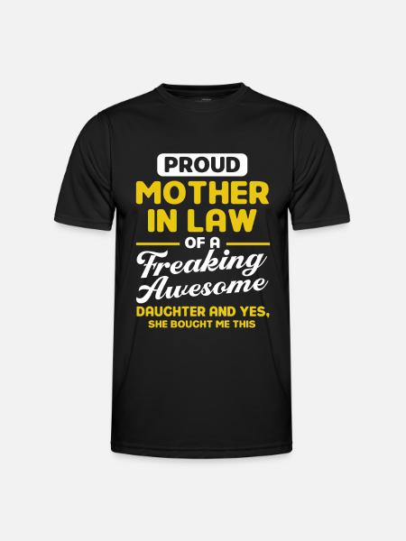 Schwiegermutter Mutter Schwiegermutter - Männer Funktions-T-Shirt - Schwarz