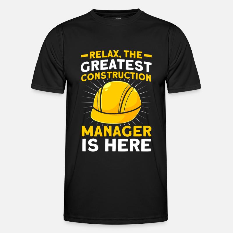 Les plus grands projets de construction de contremaîtres T-shirt sport Homme