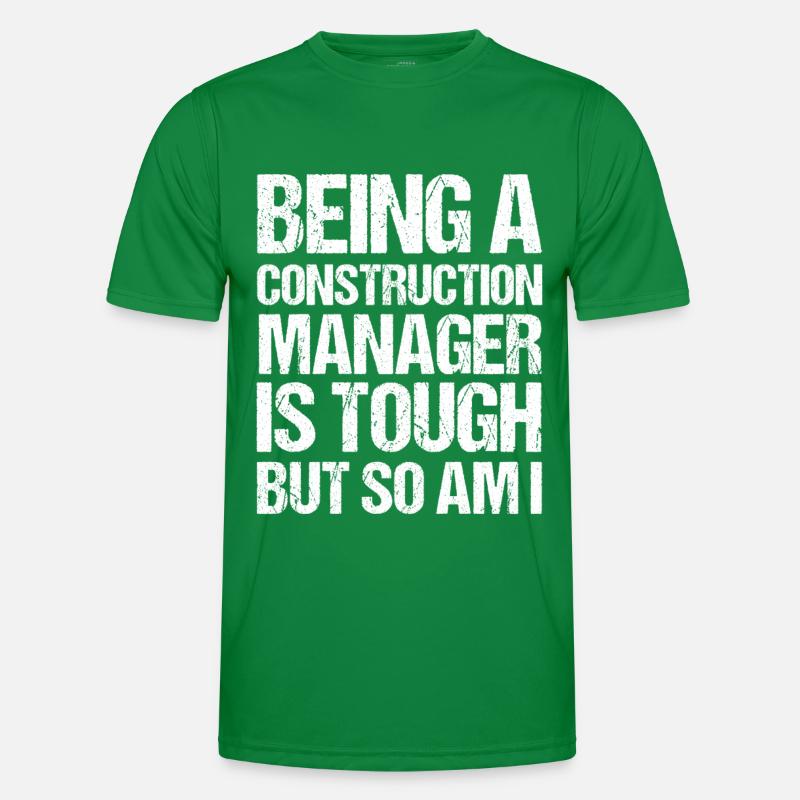 Difficult Foreman Construction Manager Construction Project Men's Functional T-Shirt