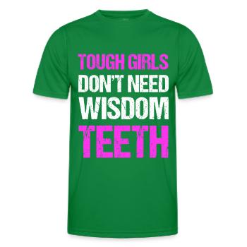 Weisheitszähne Weisheitszahn Patient Zahnarzt - Männer Funktions-T-Shirt - Kelly Green - Vorne - AI Model Male 178 dark (178cm)