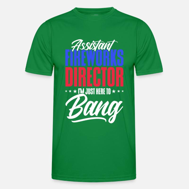 Funny fireworks pyrotechnician saying Men's Functional T-Shirt