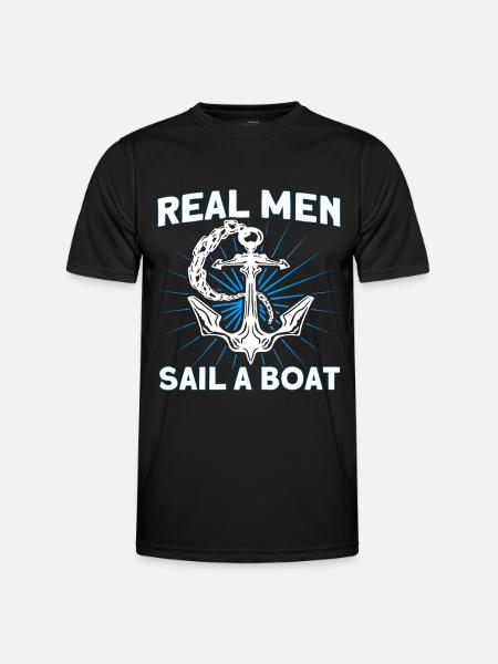 Boat Lovers Boat Captain Captains - Men's Functional T-Shirt - black