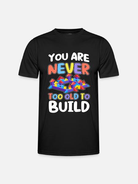 Build clamping block building block - Men's Functional T-Shirt - black